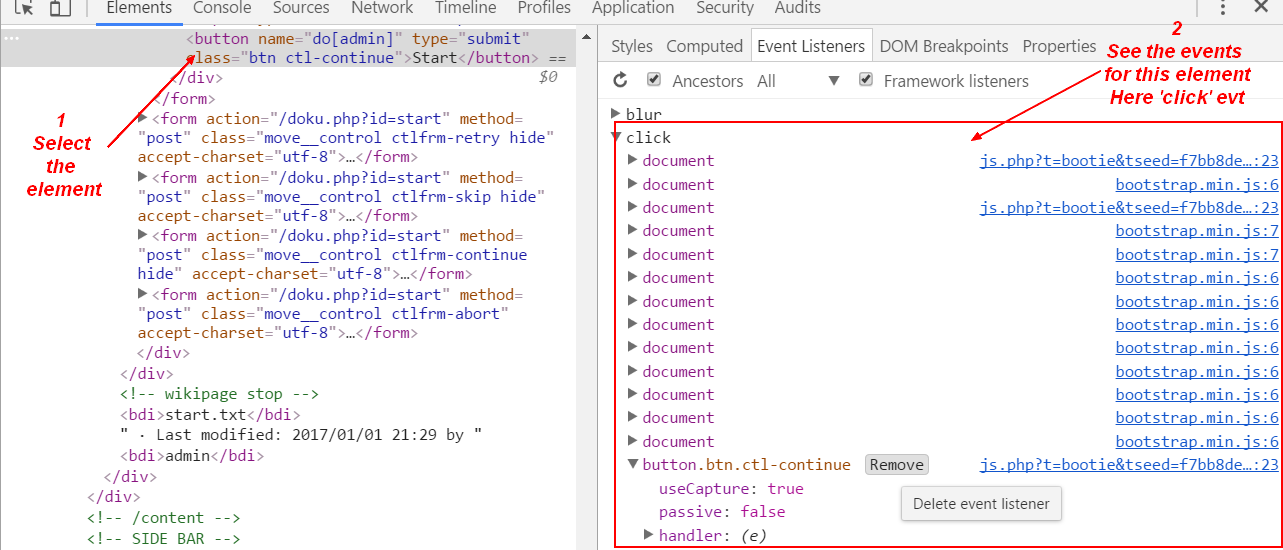 DOM - Select an element by its id (with javascript and css example)