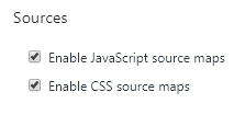 Chrome Devtool Enable Disable Source Map