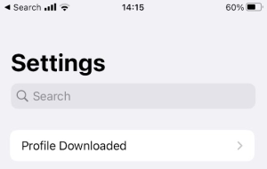 Iphone Profile Downloaded Client Certificate