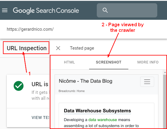 Url Inspection Google Search Screenshot