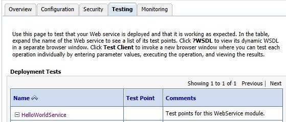 Weblogic Web Service Testing